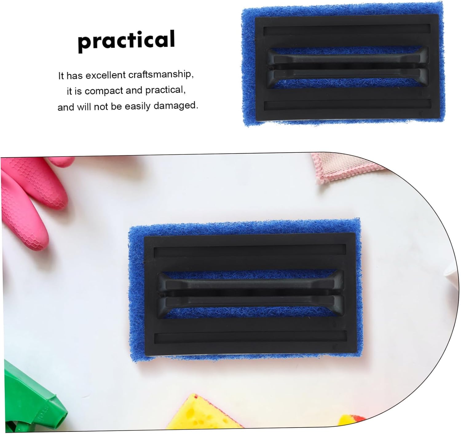 JEWEDECO 3pcs Screen Print Ink Cleaning Brush Scrub Screen Printing Brush Accessories Wear Resistant Printing Supplies