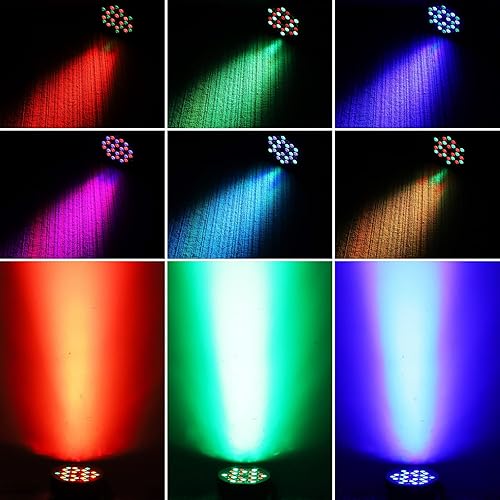Miniatura 2 de Rechargeable Par Lights 36W RGB Battery Powered &amp; 36LED 3 in 1 Bluetooth App Control Led Par Lights