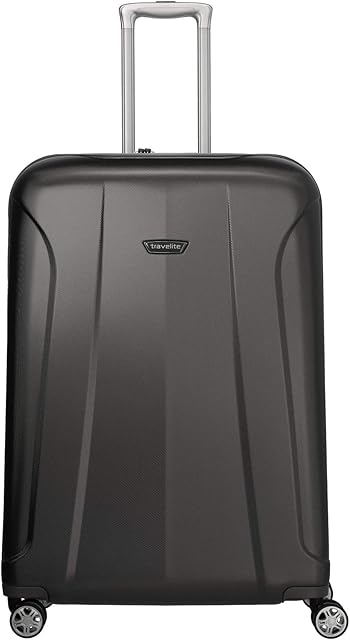 travelite Elbe nowoczesny, Koffer L (77 centymetrów), Antracyt, Koffer L (77 Centimeters), Nowoczesny