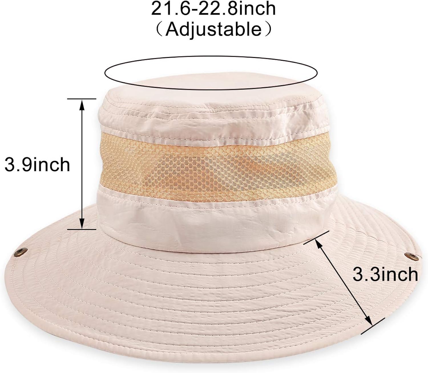 Miniatura 4 de Konikit Sombrero de sol para mujeres y hombres, plegable, con protección UV, ala ancha, UPF 50+, sombrero para exteriores, para senderismo, pesca,