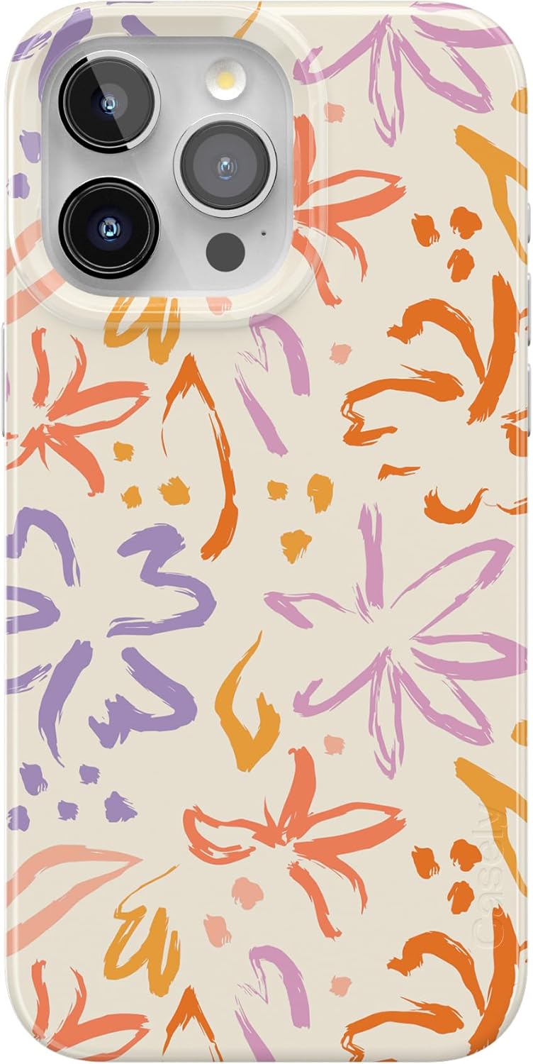 Casely iPhone 15 Pro Case | Hibiscus Blooms | Hawaiian Floral | Compatible with MagSafe | Classic Ultra Slim Design