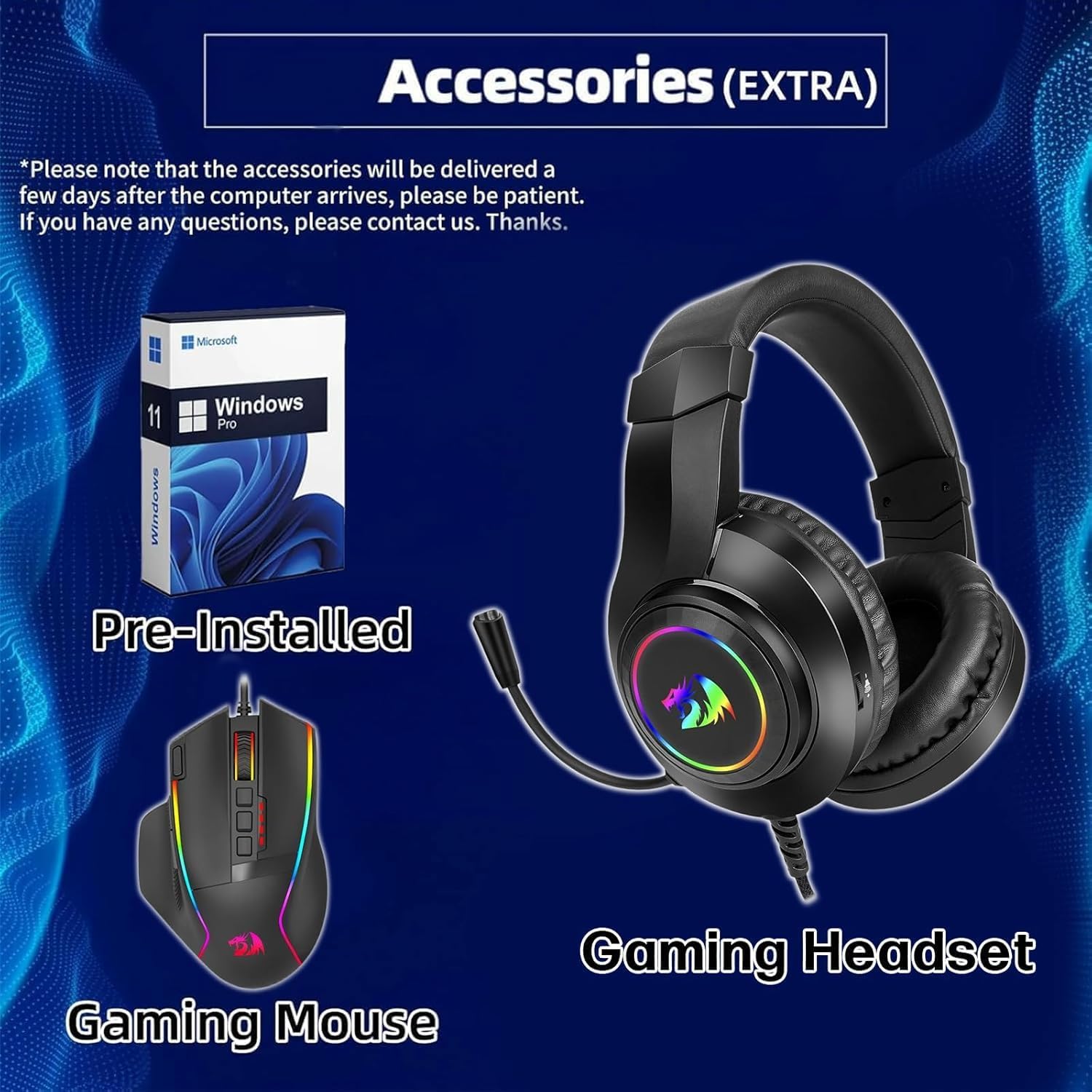 Lenovo Legion Tower 5i Gaming Desktop PC, NVIDIA GeForce RTX 5060Ti 8GB GDDR7, Intel Core Ultra 7 Processor 265F, 32GB DDR5 5600MHz, 1TB PCIe SSD, Windows 11 Pro, Gaming Headset Kit