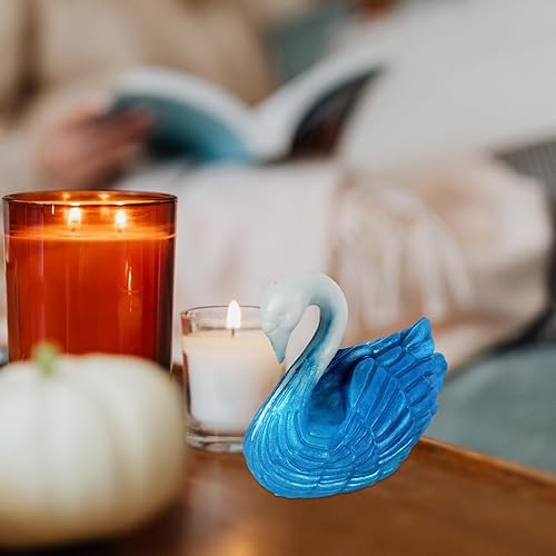 Miniatura 3 de EXCEART Molde de cisne 3D de silicona para animales, molde de resina para fondant, molde de jabón para pudín de bricolaje, postres de chocolate,