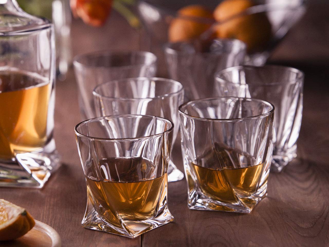 Buy SOLAVIA Glass Curvy Spirits Decanter 0.75L Set & Curvy Tumbler