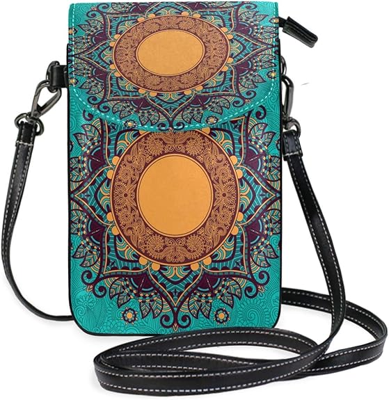 Kleine Tasche Für Handy Und Geld Handy-Geldbörse, HippieFloral, kleine Tasche, Handygeldbörse für Frauen