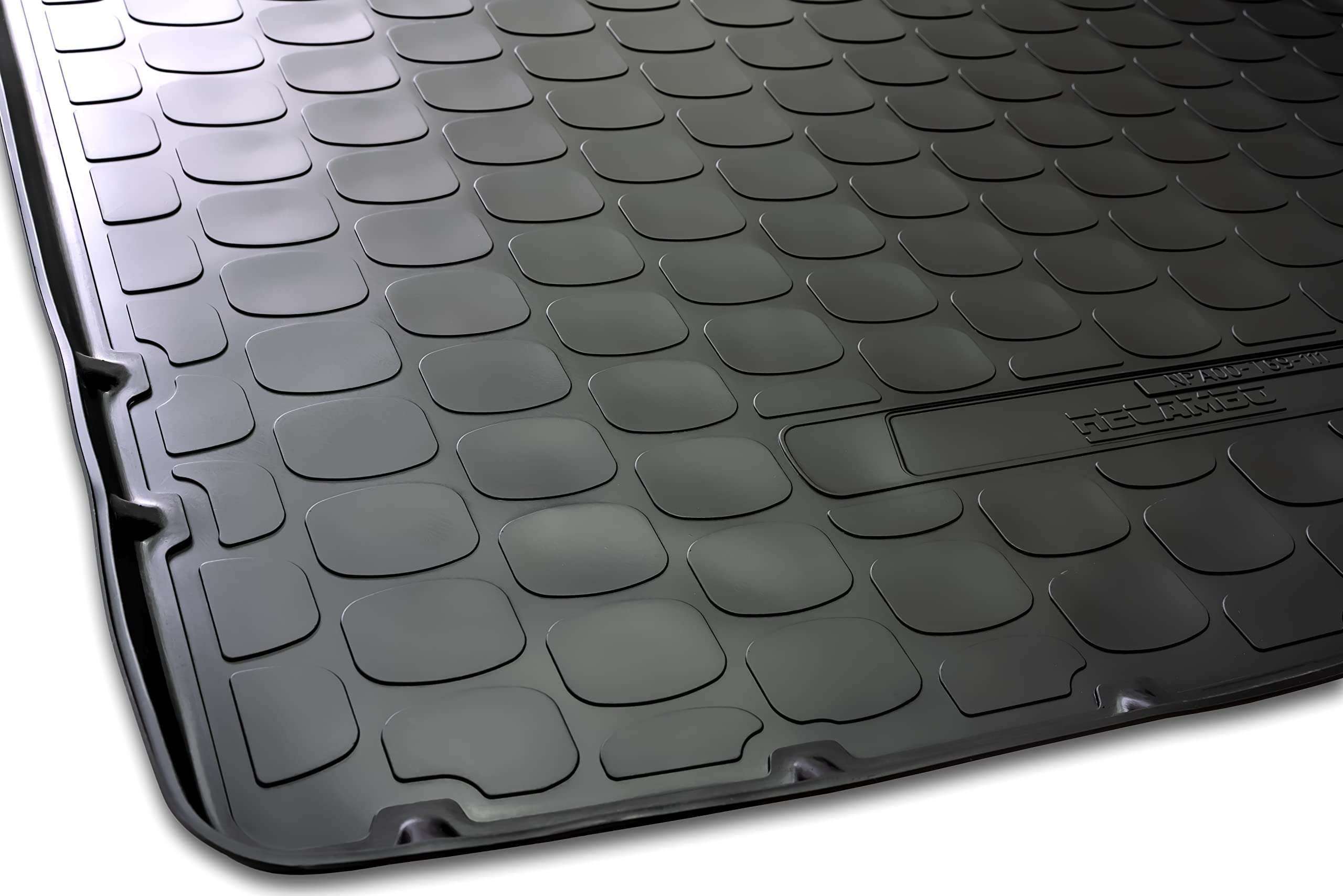 Recambo Alfombrilla de goma para maletero de calidad prémium apta para Dacia Duster II, solo 2 WD | a partir de 2018 | Ajuste perfecto con borde