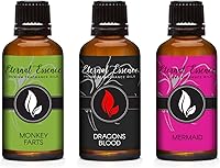 Vista 10 de Trío (3) - Ambar Romance, Happy Men & Dragons Blood - Trío de aceites aromáticos de primera calidad, 1.0 fl oz