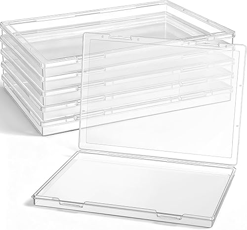 Miniatura 76 de 6 cajas de almacenamiento de cuentas transparentes de plástico para coleccionar objetos pequeños, cuentas, joyas, tarjetas de visita, piezas