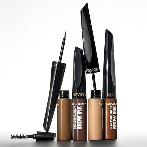 Miniatura 11 de Revlon ColorStay - Tinta semipermanente 5 en 1 para cejas con cepillo de bobina, impermeable, a prueba de transferencia, a prueba de manchas, fácil
