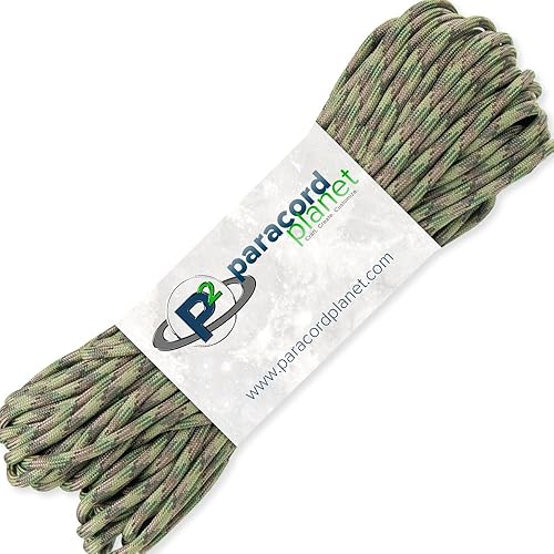Miniatura 71 de Paracord Planet Cuerda táctica de paracaídas 550 Paracord de 100 pies (98.4 ft) - Cuerda de paracaídas táctica de 7 hebras de 0.157 in - Múltiples