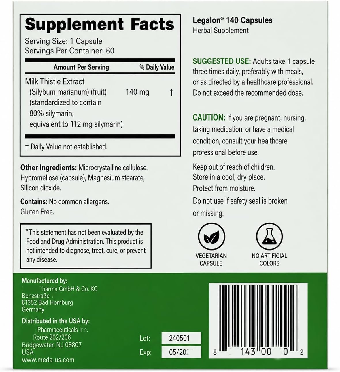 Formula LegalonLegalllon N120CPS (Two Packs N60CPS)