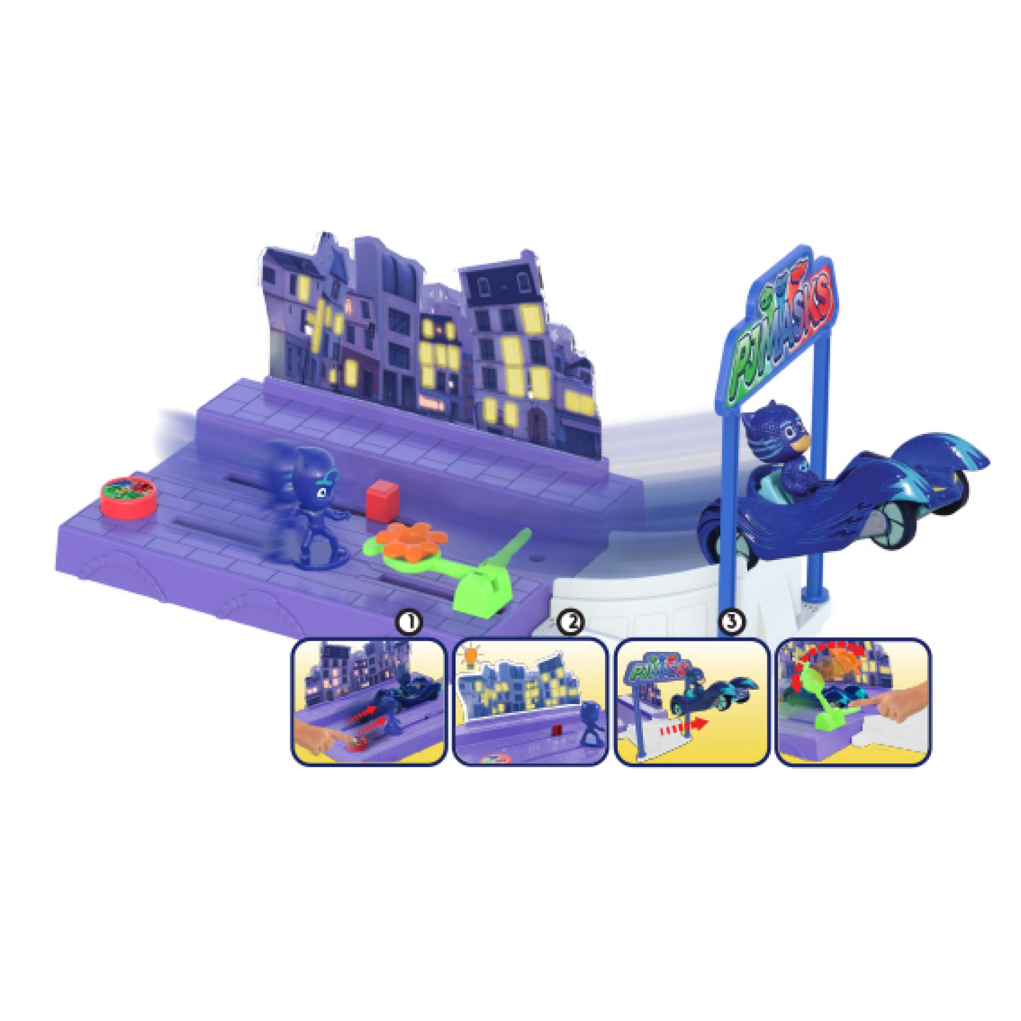 Dickie Toys 203143001 - PJ Masks Night Mission