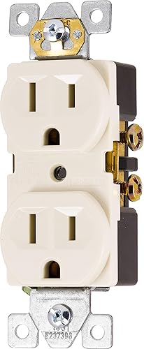 Miniatura 7 de GE UltraPro Grounding Duplex, Blanco, Receptáculo de Pared, Reemplazo, Resistente a Manipulaciones, Salida de 3 Clavos, Fácil Instalación, Aprobado