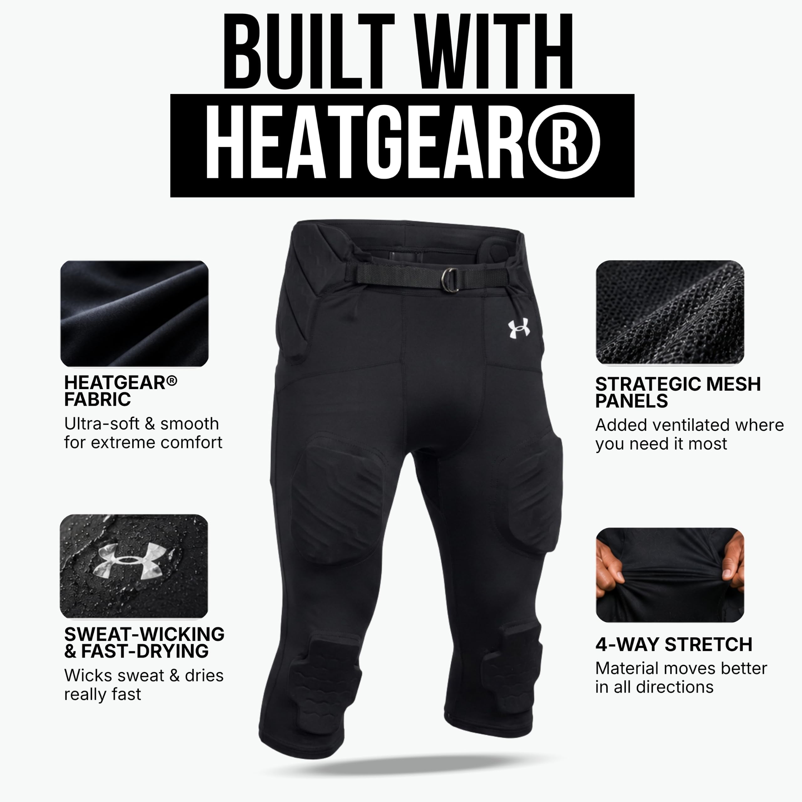 Amazon.com : Under Armour Gameday Armour Integrated Football Pant