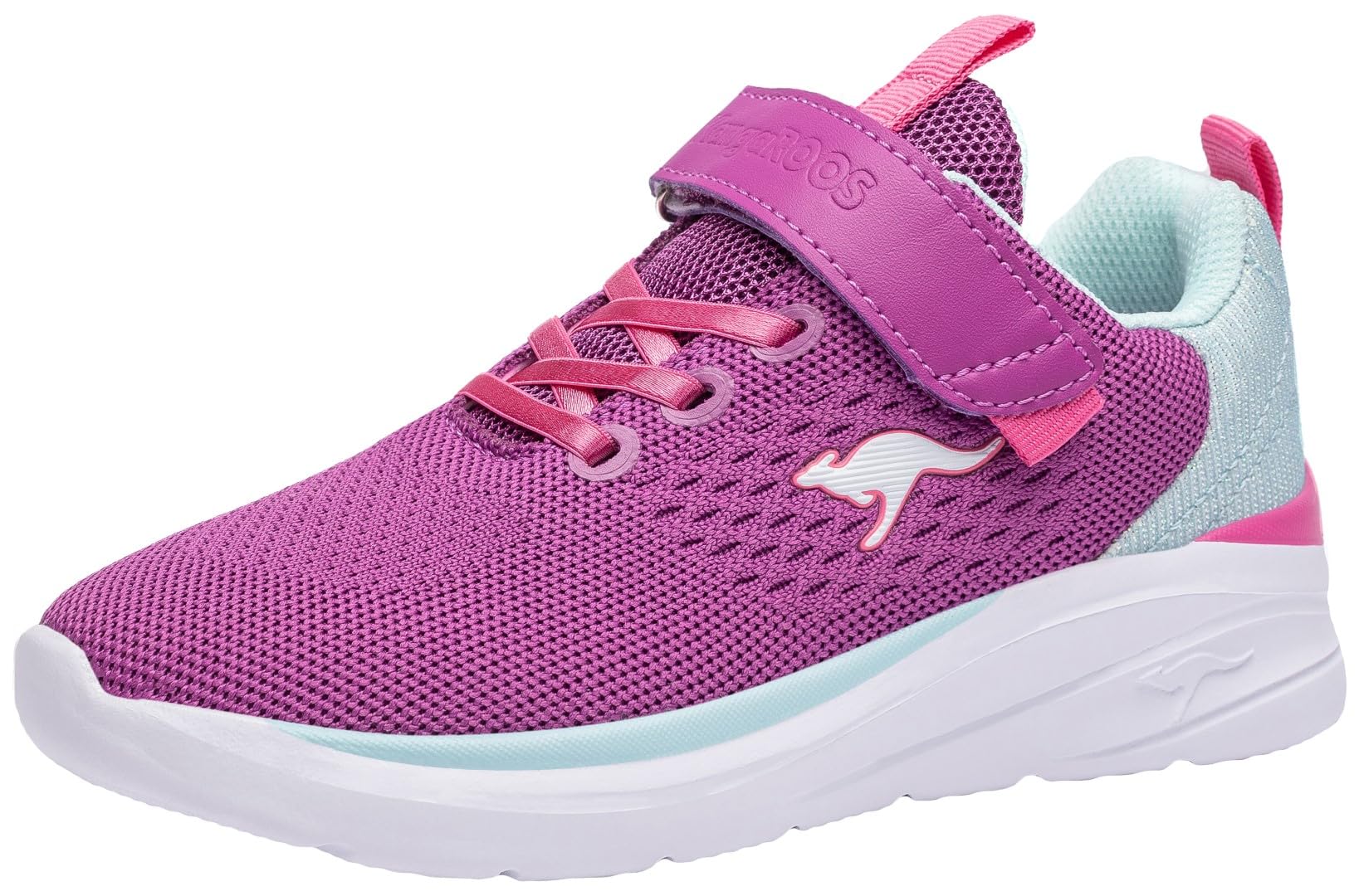 KangaROOS Unisex K-NG Paya EV Sneaker, Purple/Mint, 6.5 UK