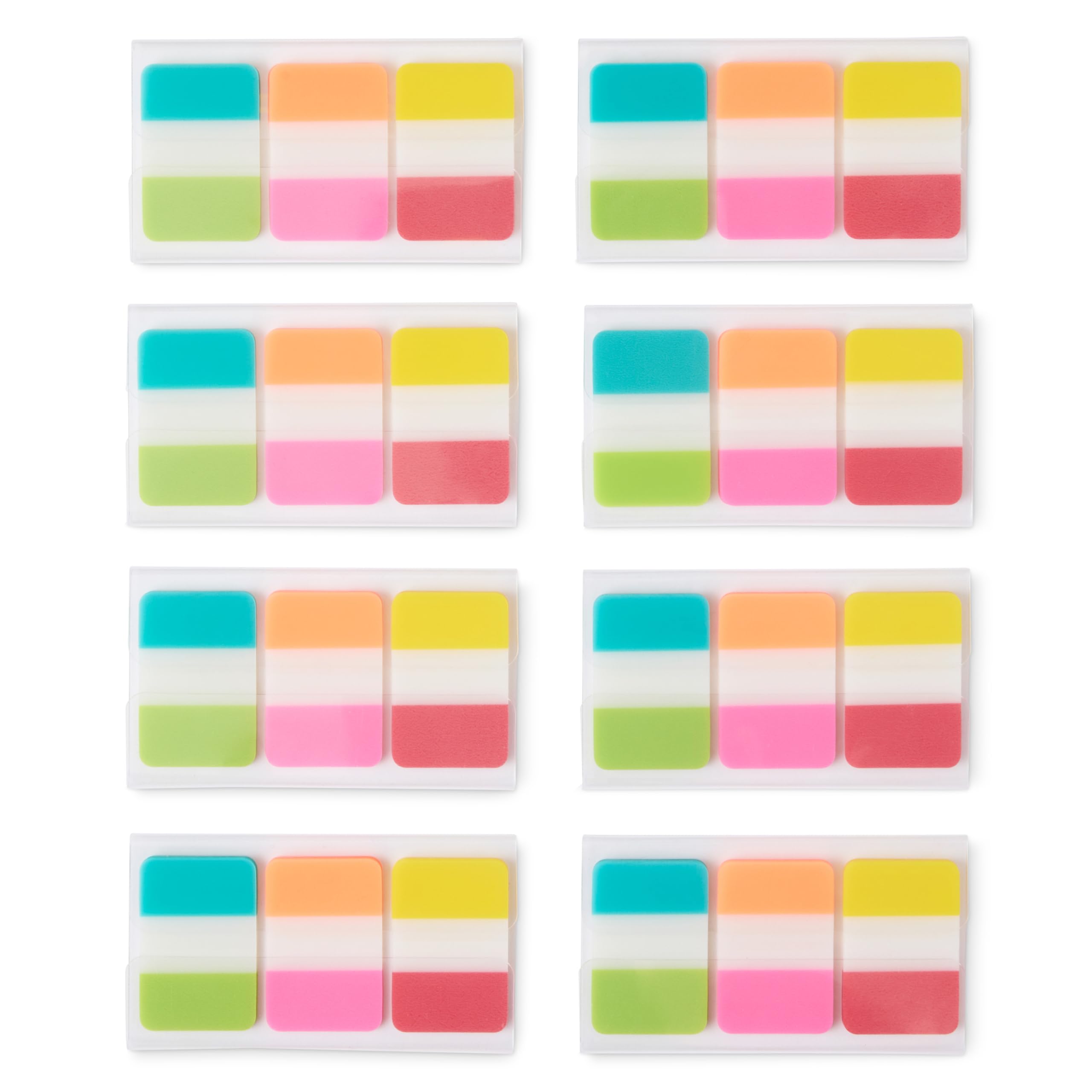 Amazon Basics Sticky Tabs, Self-Adhesive Page Markers, Colorful Book Tabs, Sticky Notes, Writable Index Tabs, Annotation Tabs for Reading Notes, Files, Office, 480 Assorted Pack, 2.5 cm Wide