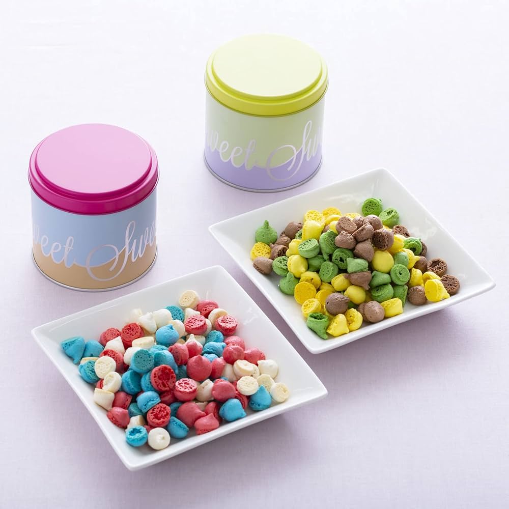 Amazon.co.jp: わらいみらい プチ マカロン ラスク ボーロ カラフル