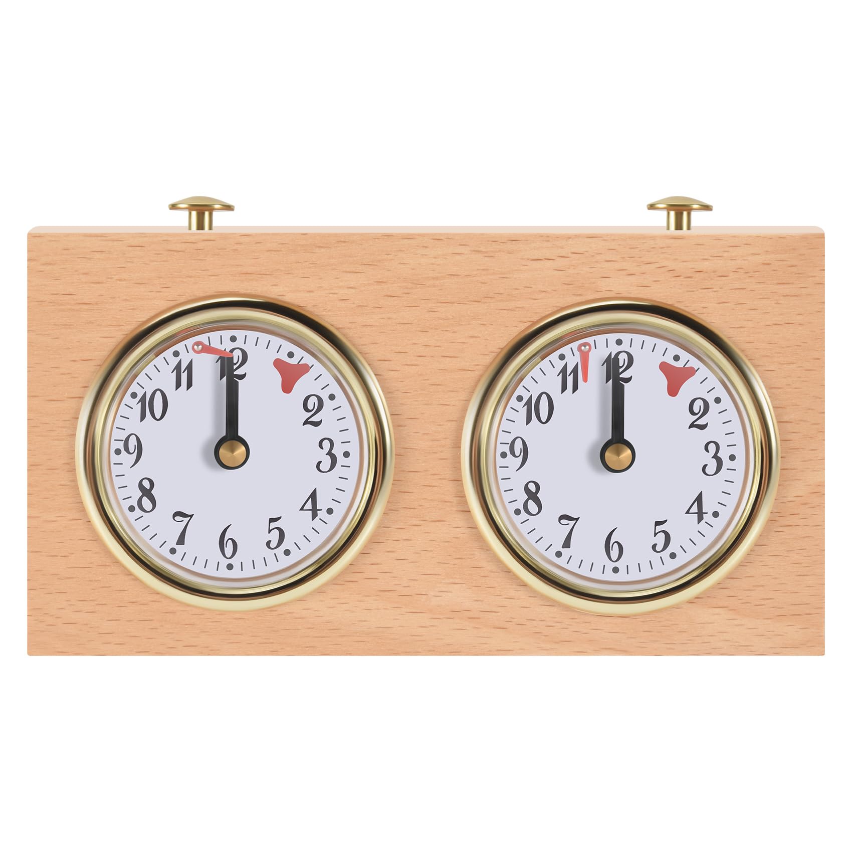 Jevina Schach Timer, Professionelle Digitale Internationale Schach Uhr, Hölzerne Count Up Down Schach Timer, Tragbare Schach Timer