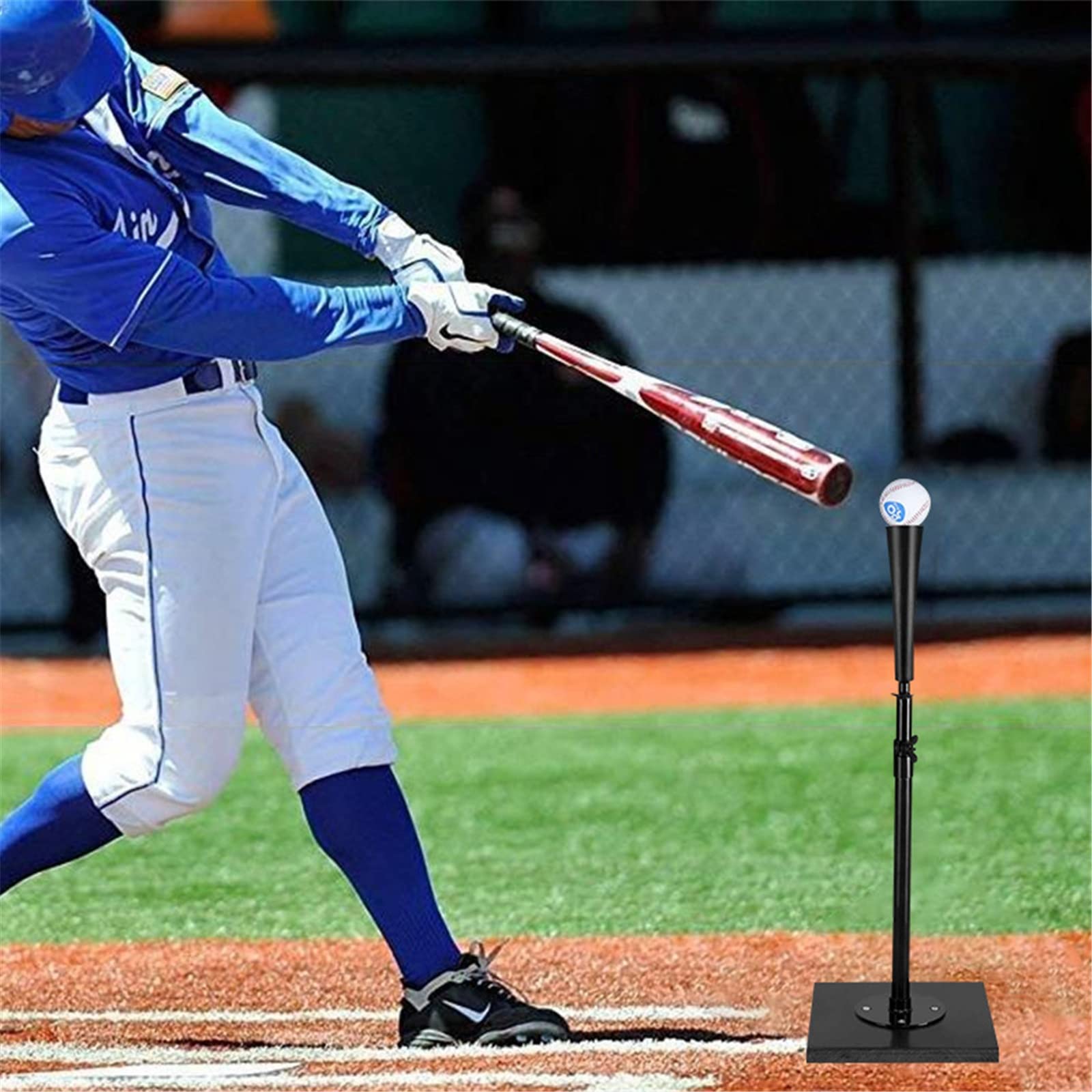 Tee Da Battuta Baseball Regolabile | Treppiede Portatile Per Allenamento Softball - Foto 11