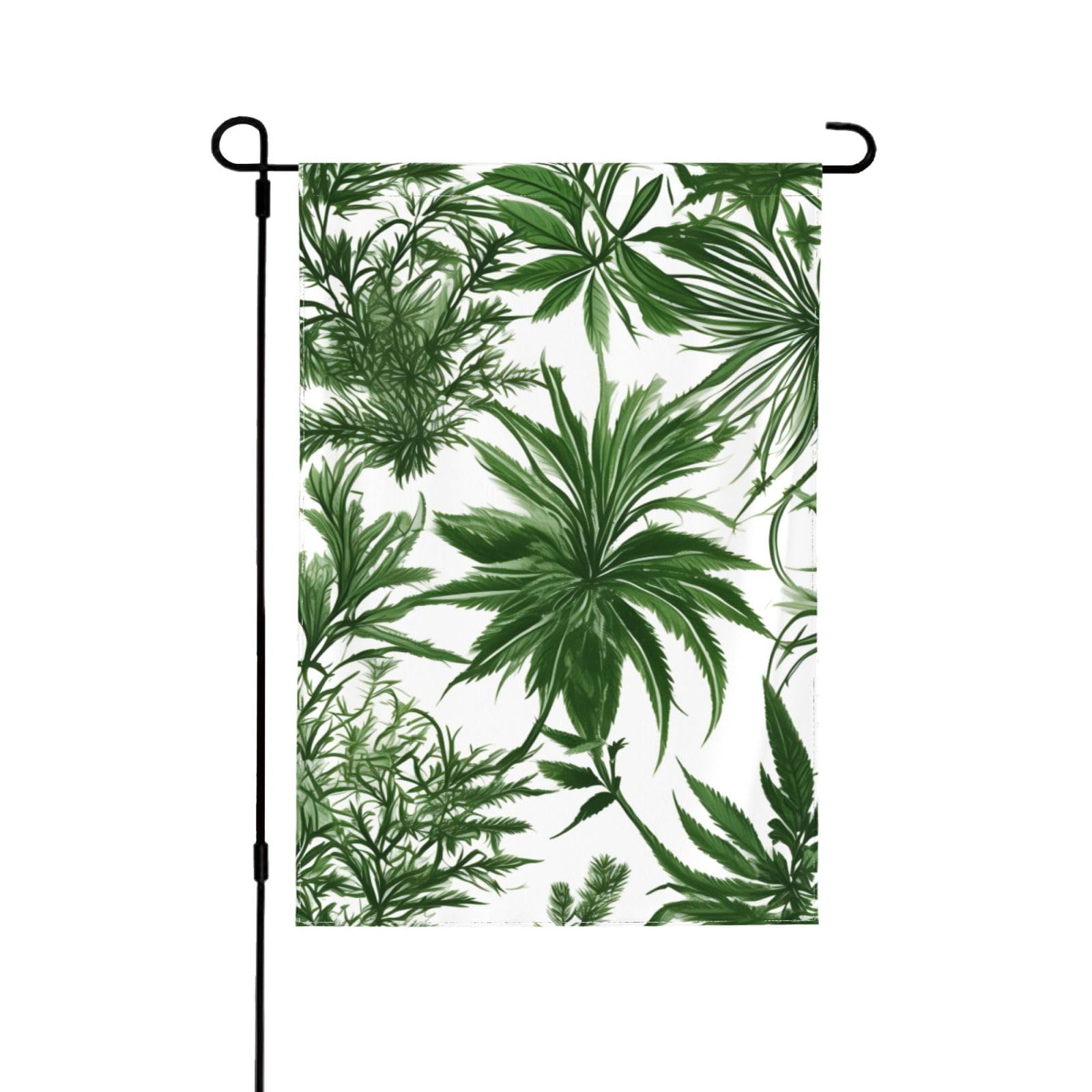 Drapeaux décoratifs extérieur herbes à fleurs décoration jardin quatre saisons
