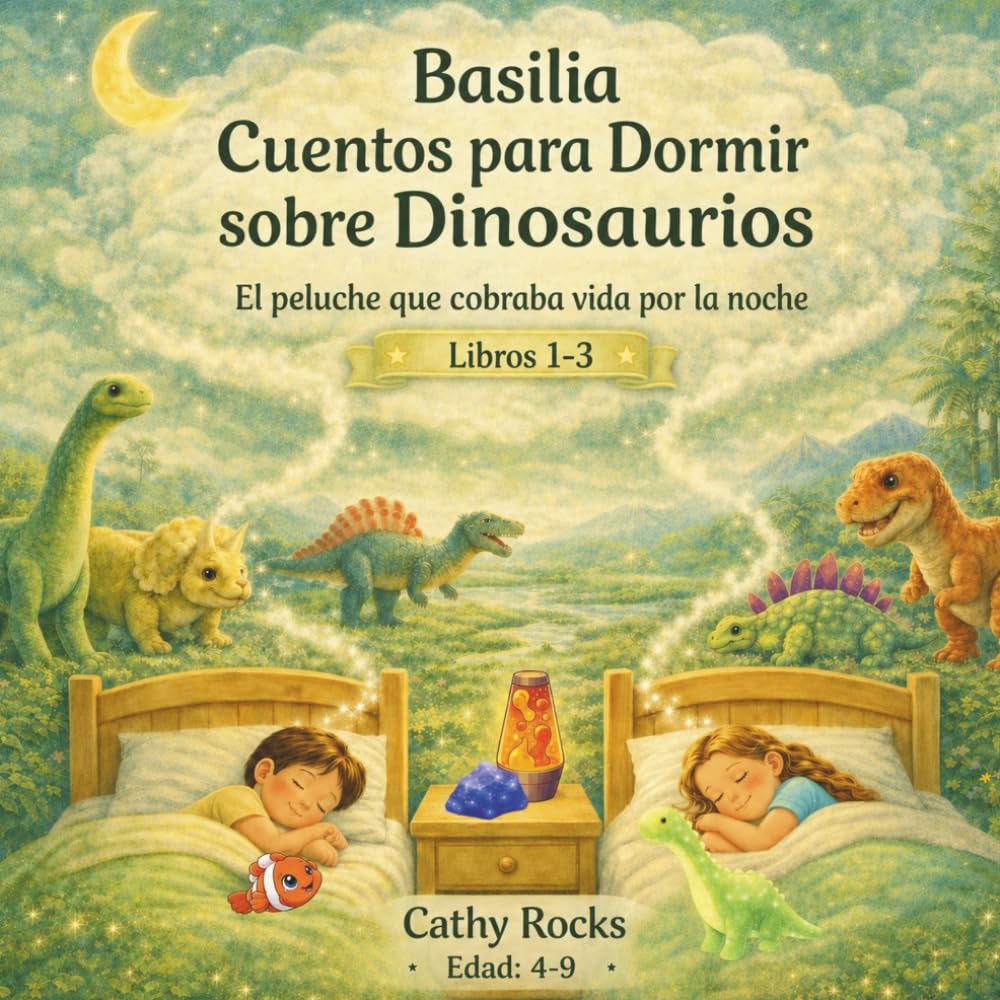 Basilia – Cuentos para Dormir sobre Dinosaurios: Trilogía 1 - Libros 1-3