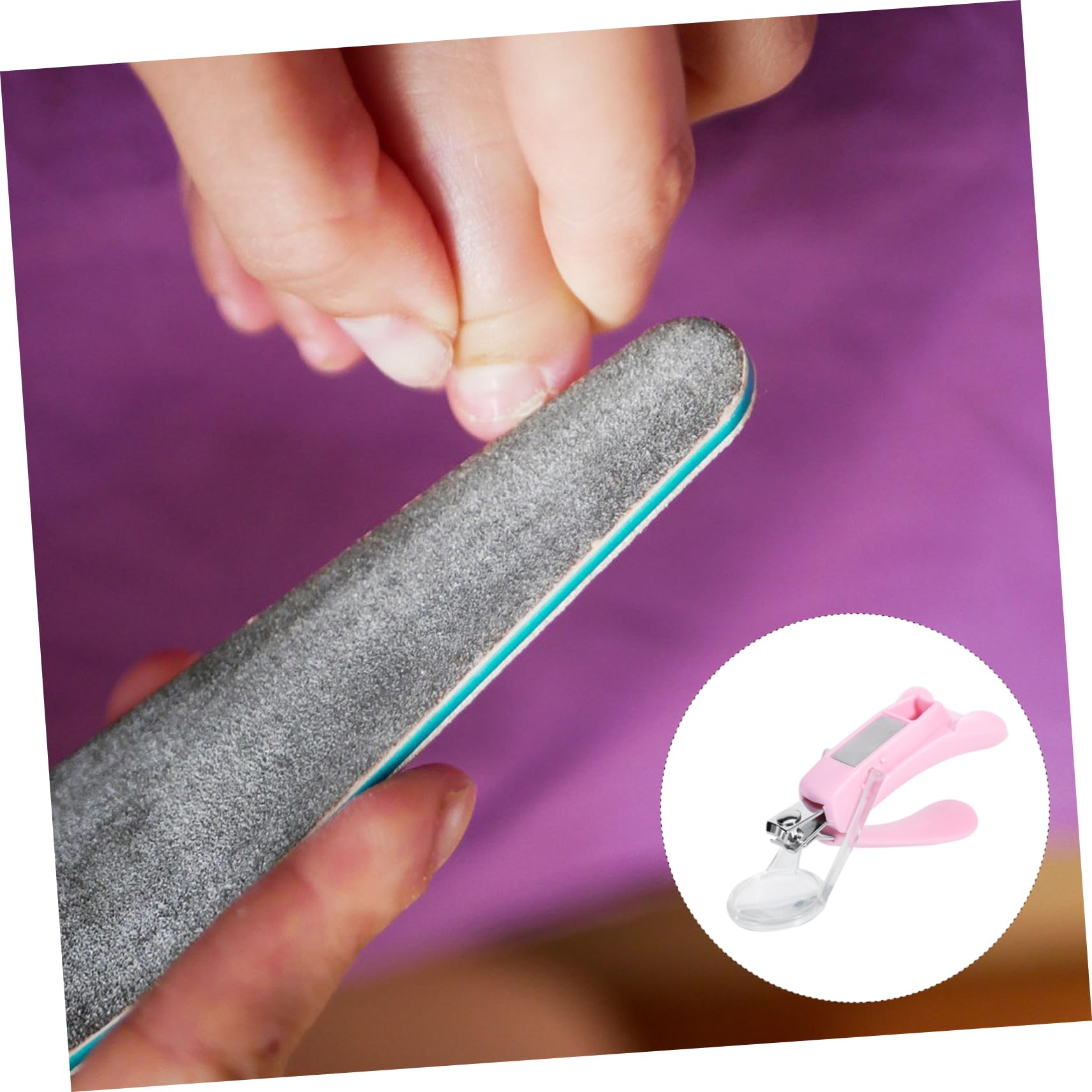 TOYANDONA Infant Nail Clipper Magnifier 1pc Fingernail Toenail Clipper for Boys and Girls