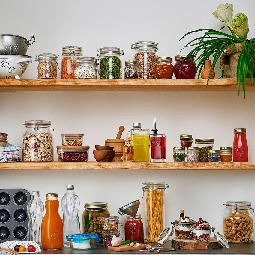 Bormioli Rocco Quattro Stagioni Mini Glass Canning Jar with Lid, 2.75 oz., Set of 12 - Image 8