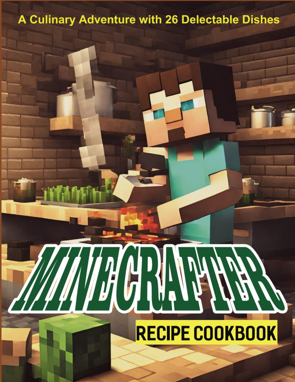 Minecrafter Recipe Cookbook: A Culinary Adventure with 26 Delectable Dishes