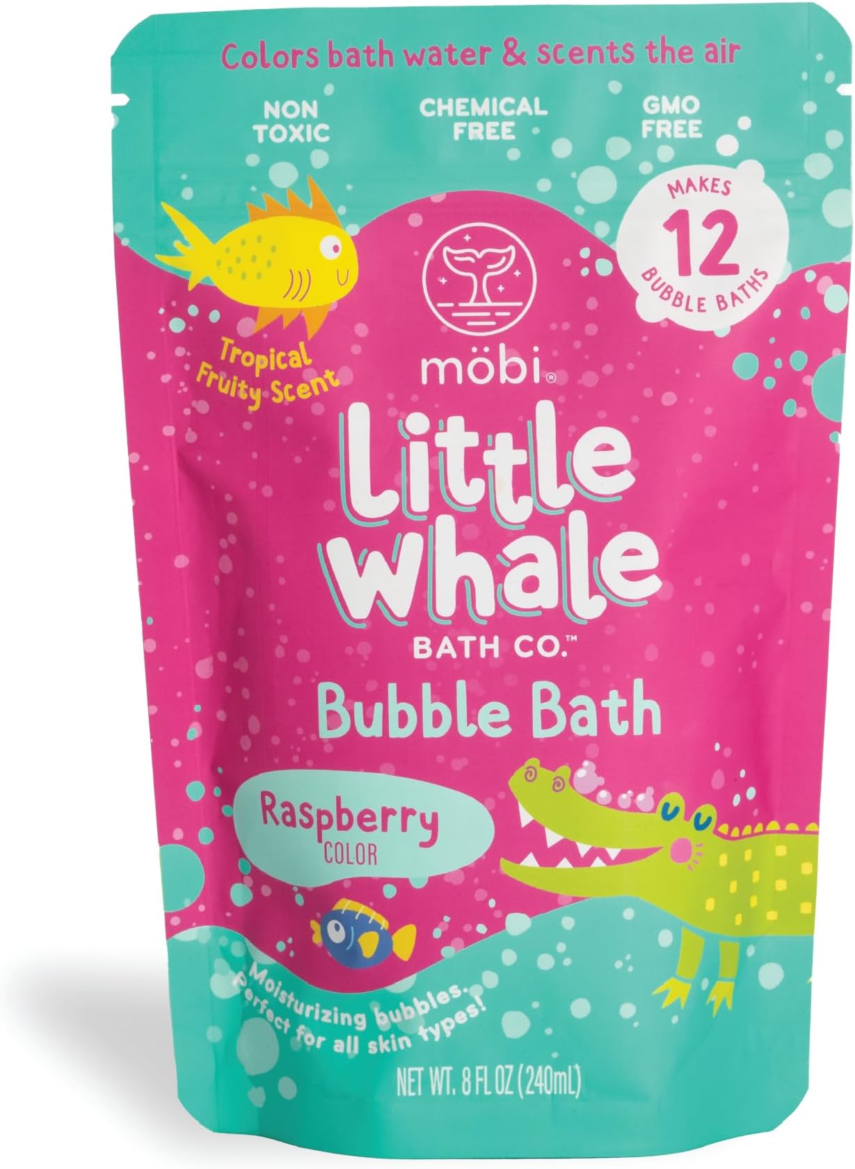 Mobi Little Whale Bubble Bath Makes 12 Bubble Baths