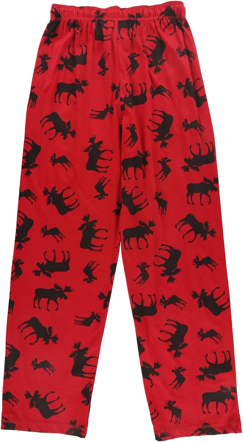 Lazy One Funny Moose Pajama Pants for Men, Men's Separate Bottoms, Lounge Pants - Image 4