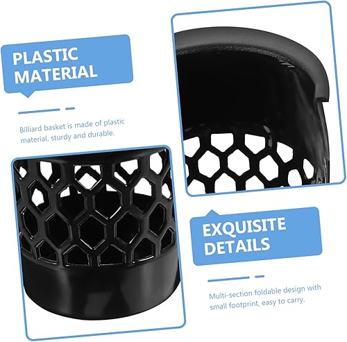 Miniatura 6 de Cesta de billar para mesa de billar, mesa de billar, accesorios de repuesto para mesa de billar, bolsillos para mesa de billar, mesa de billar