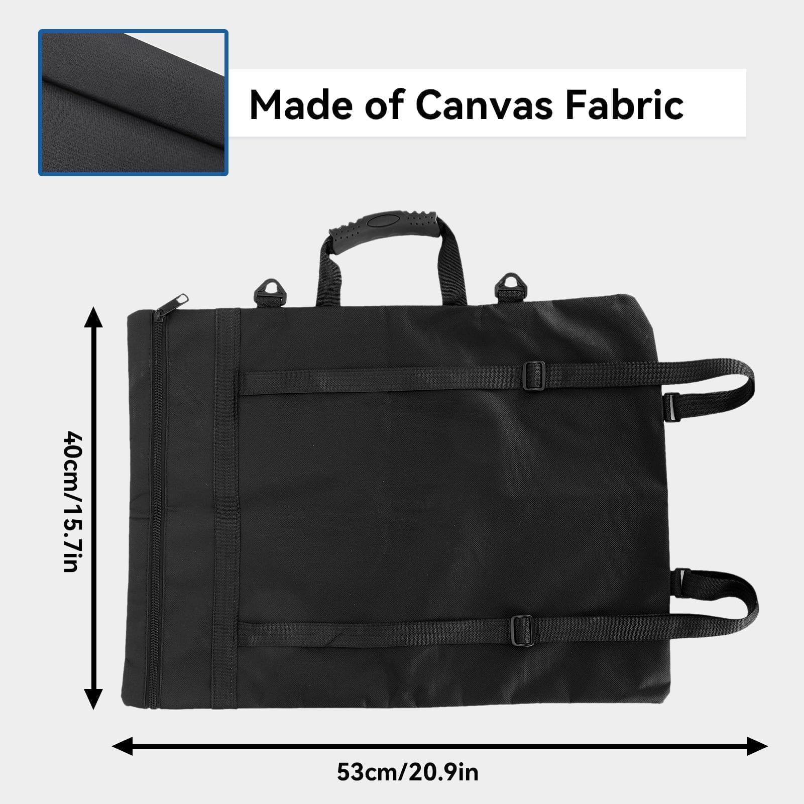 Sac De Transport Pour Planche à Dessin A3 (format 8K) - Dimensions 53x40 Cm - Étanche, Avec Bandoulière Et Poignée - Pour Artistes, étudiants, Protection D'œuvres
