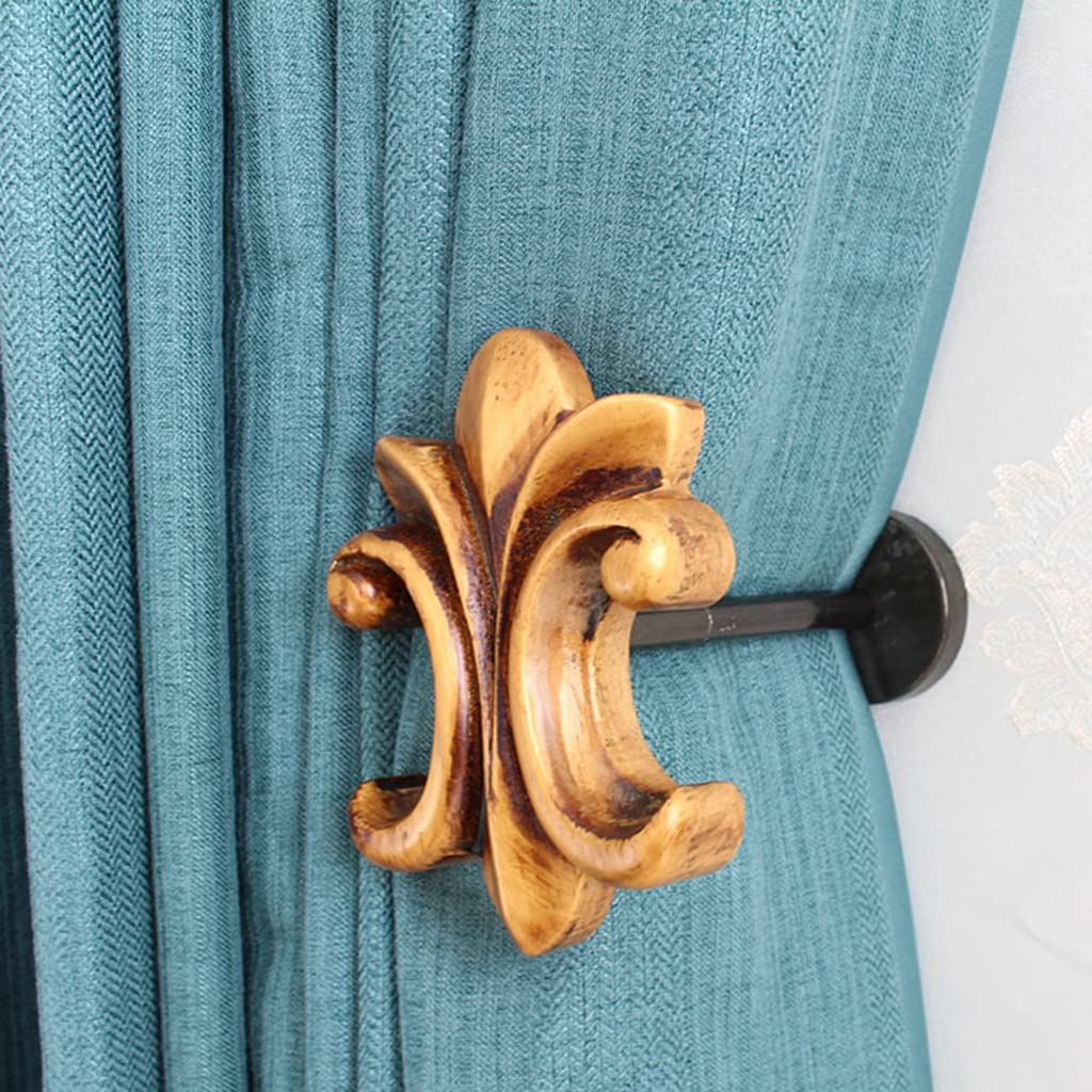 Fermaglia Per Tende In Metallo, 2 Pezzi Con Viti, Bronzo Scuro – Eleganti E Robusti Per Soggiorno, Camera, Ufficio