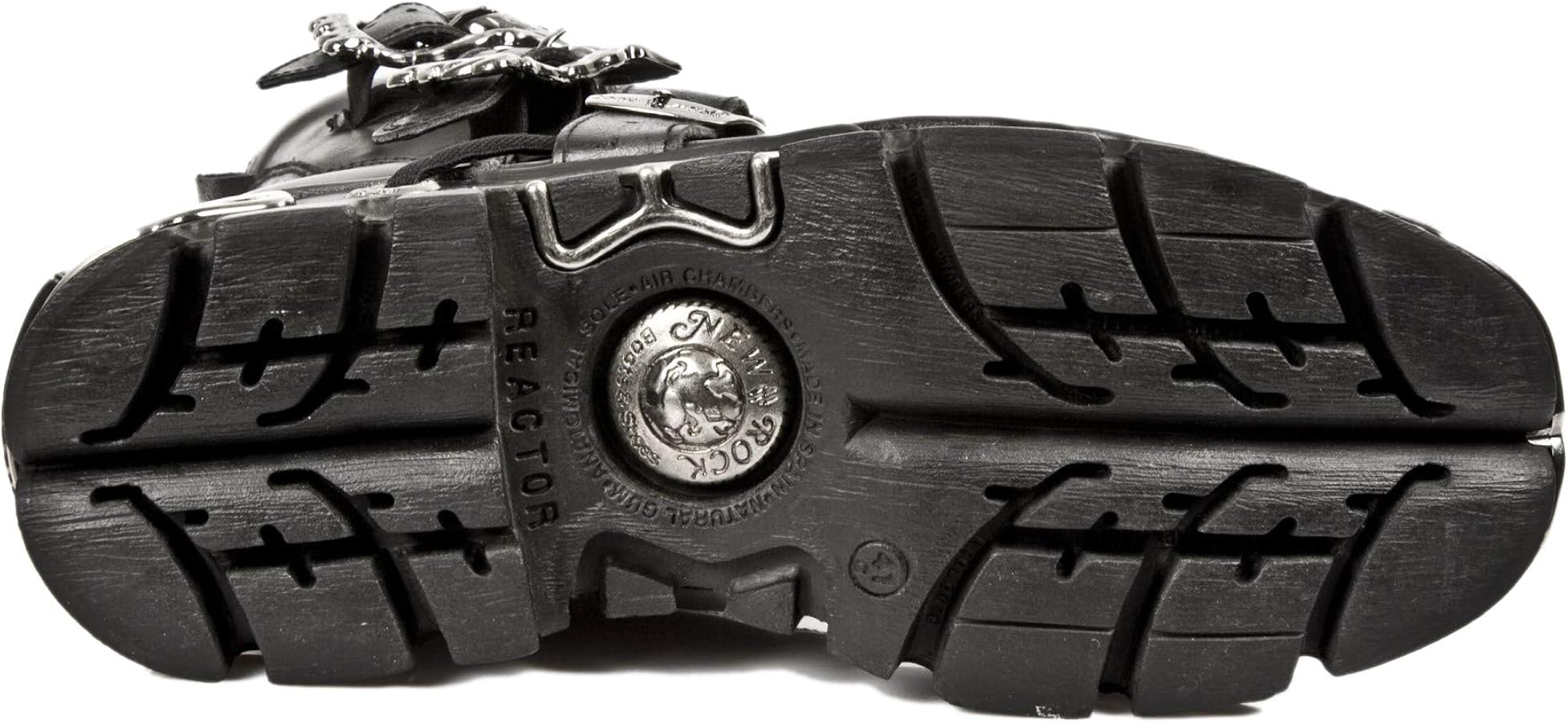 Amazon | [Smart Range Leather] NEWROCK New Rock 407-S1シルバー