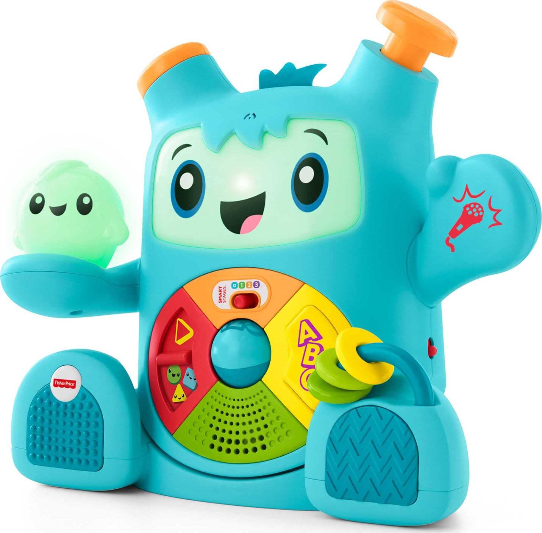 Fisher-Price Dance & Groove Rockit, Interactive Musical Infant Toy [Amazon Exclusive], Multicolor (FNV41)