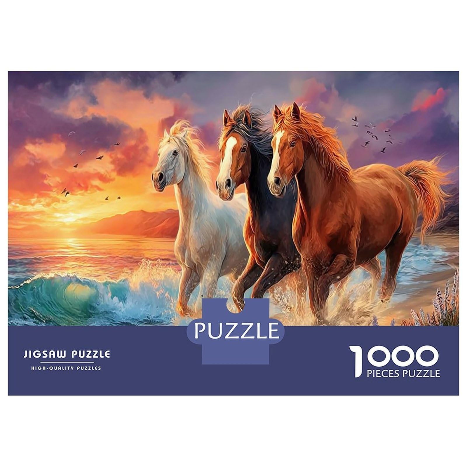 Warhammer Cavaliere Puzzle 1000 Pezzi &ndash; Doppia Ala, 75x50 Cm, Decorazione E Relax Per Adulti E Ragazzi 14+