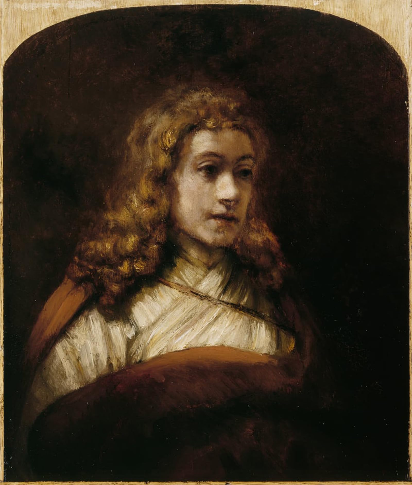 POSTERIIk Vintage Print Pop Art Landscape Artwork Titus, Rembrandts son. by Rembrandt van Rijn Art Prints for Office Home Decor 60x90cm
