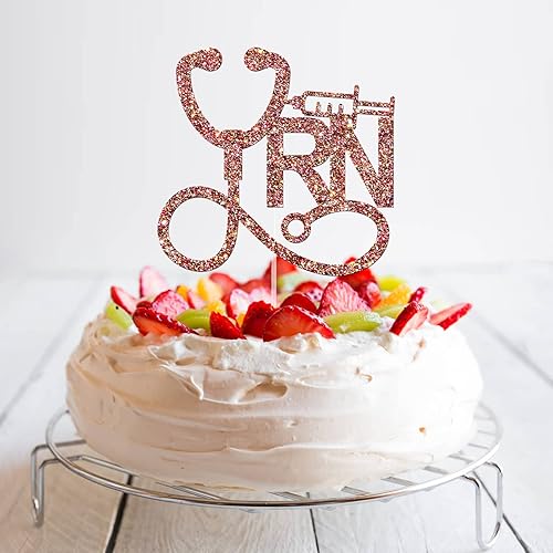 Miniatura 4 de Talorine Congrats RN - Decoración para tartas, graduación de enfermería, enfermería, escuela de medicina, decoraciones de fiesta de graduación con