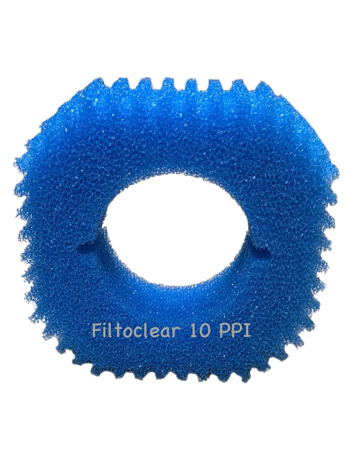 KH Lot d'éponges de rechange pour filtre de bassin Filtoclear 12000 - 3 x bleu/2 x rouge - Convient pour filtre Oase - Kit complet de traitement de l'eau - Éponges