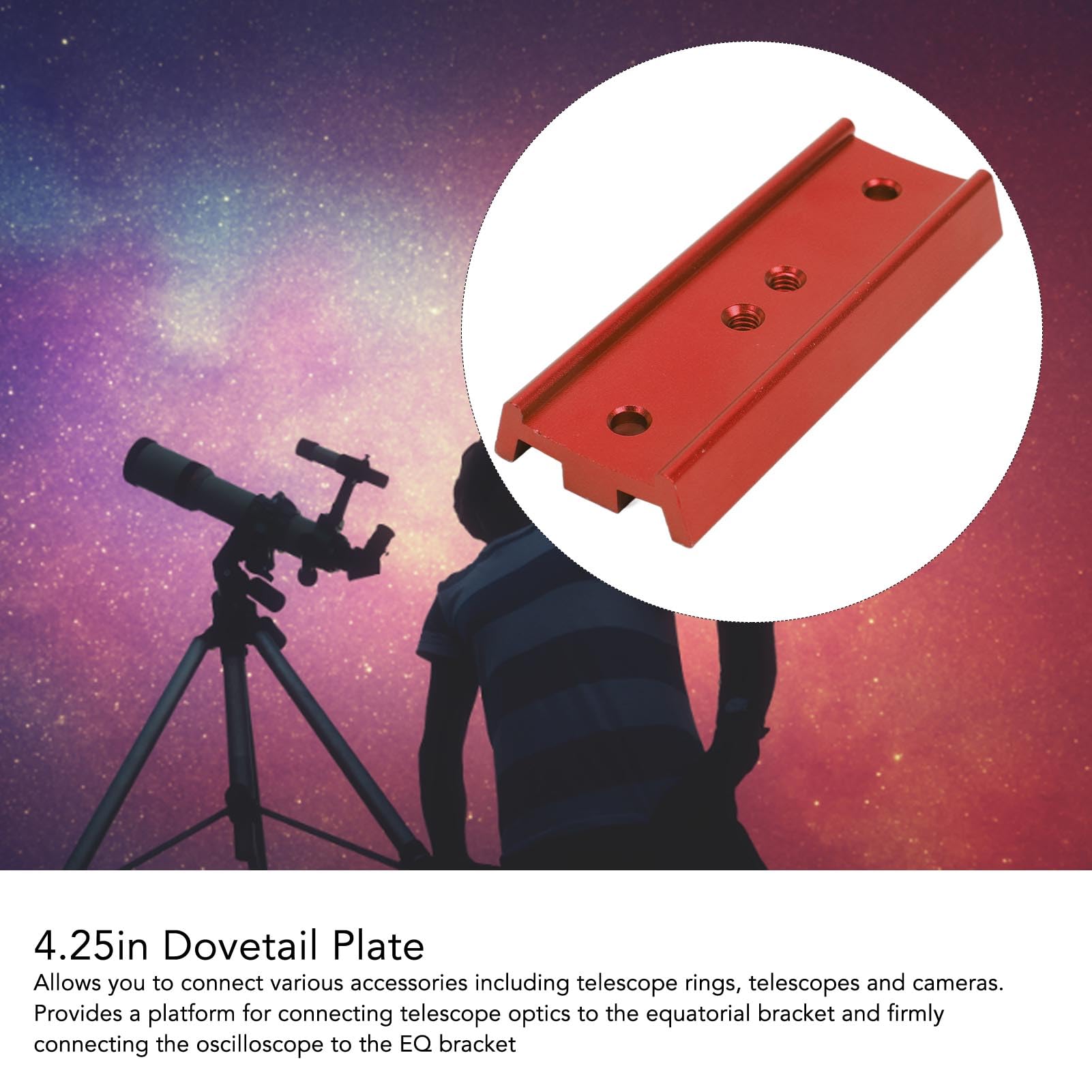 Losmandy Piastra a coda di rondine per Celestron 8 SC