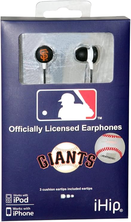 iHip Discovery MLB San Francisco Giants Ear Phones