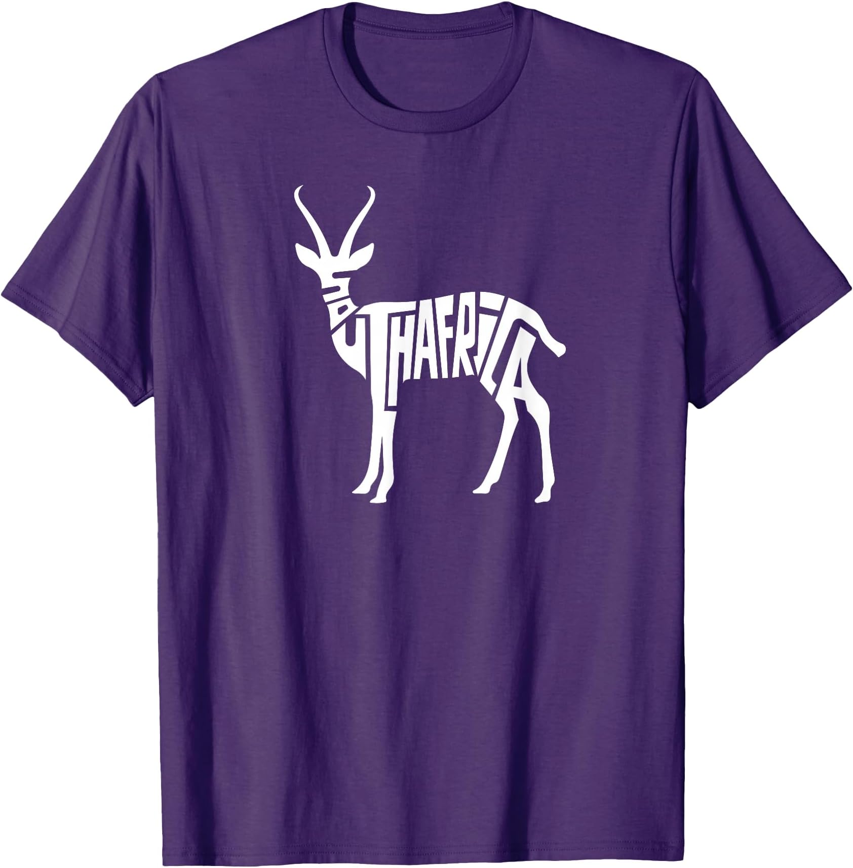 South Africa Springbok Word Art - Funny African Animal T-Shirt