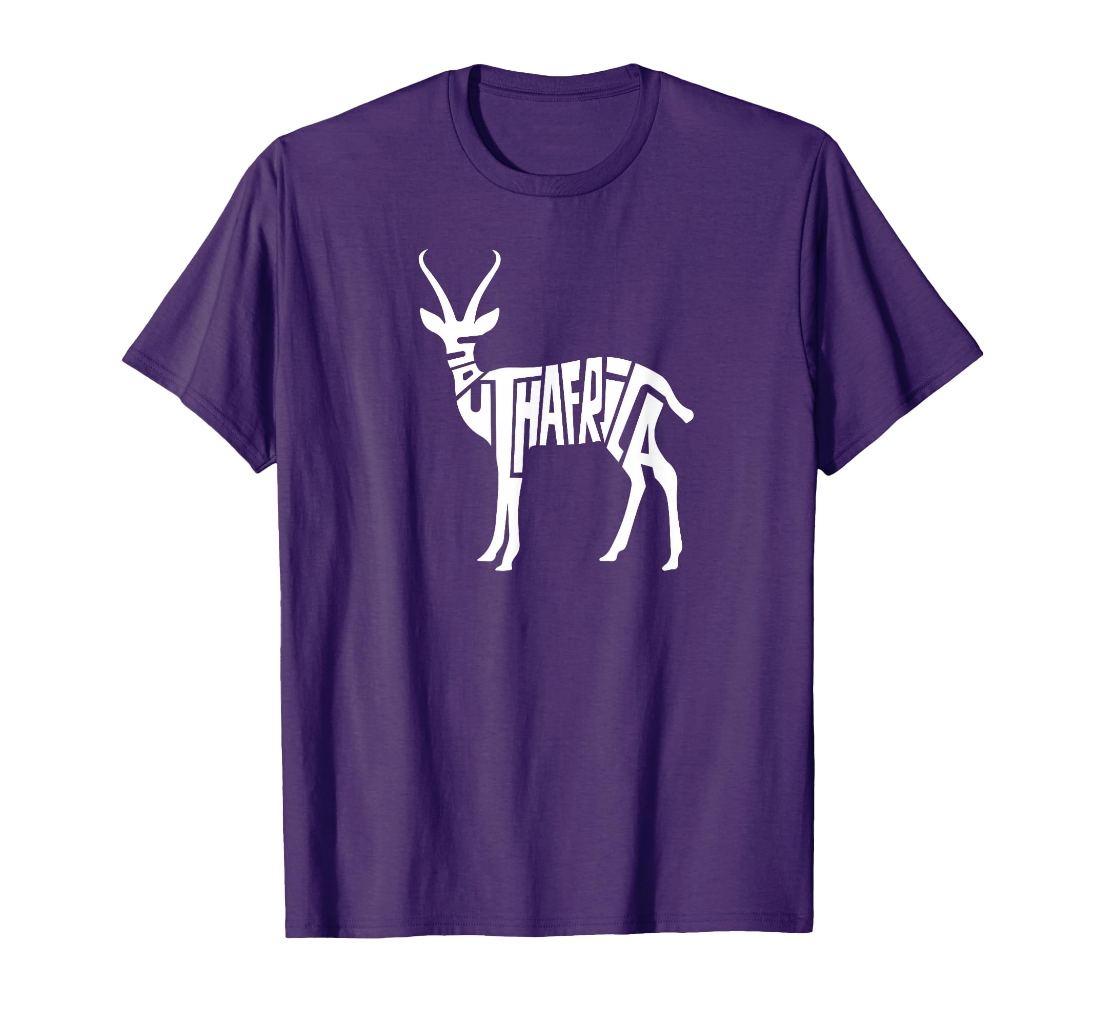 South Africa Springbok Word Art - Funny African Animal T-Shirt