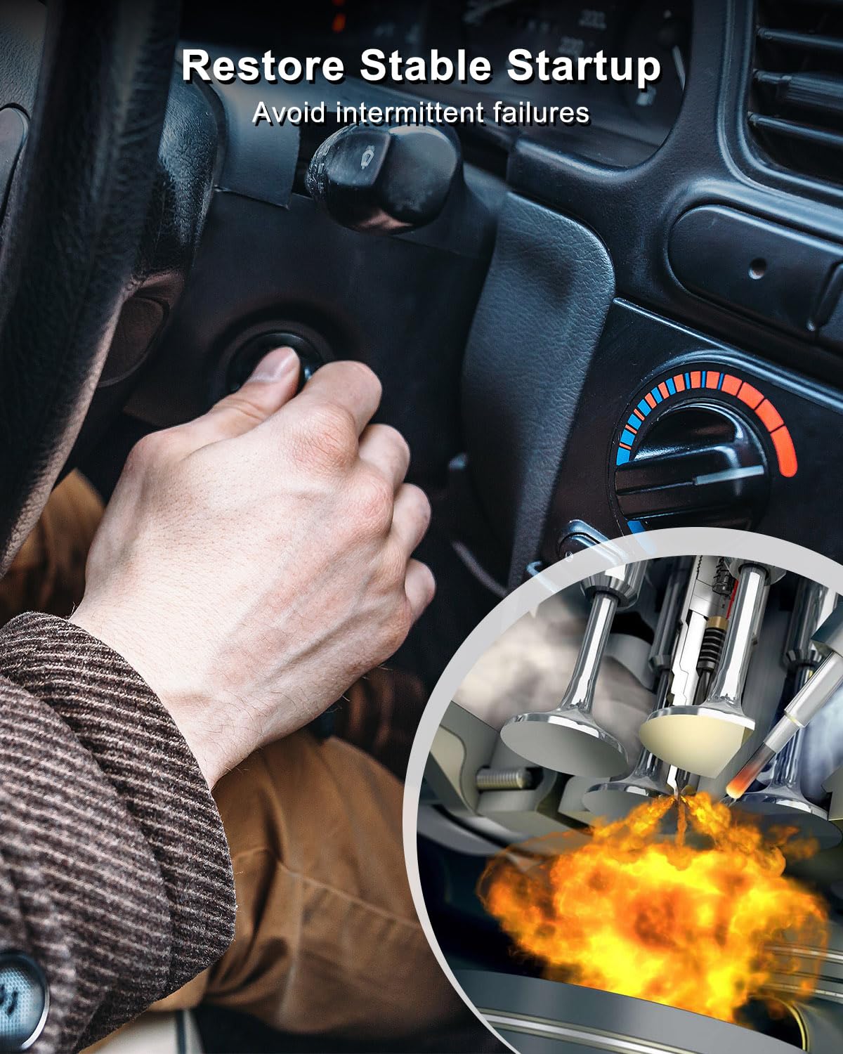 Ignition Switch Actuator Pin and Ignition Starter Switch Kit Fit for Jeep Liberty 2002-2007 Wrangler 2001-2006 Chrysler PT Cruiser 2001-2005 Dodge Neon 2001-2005 Replace 924-704 924-869 4793576