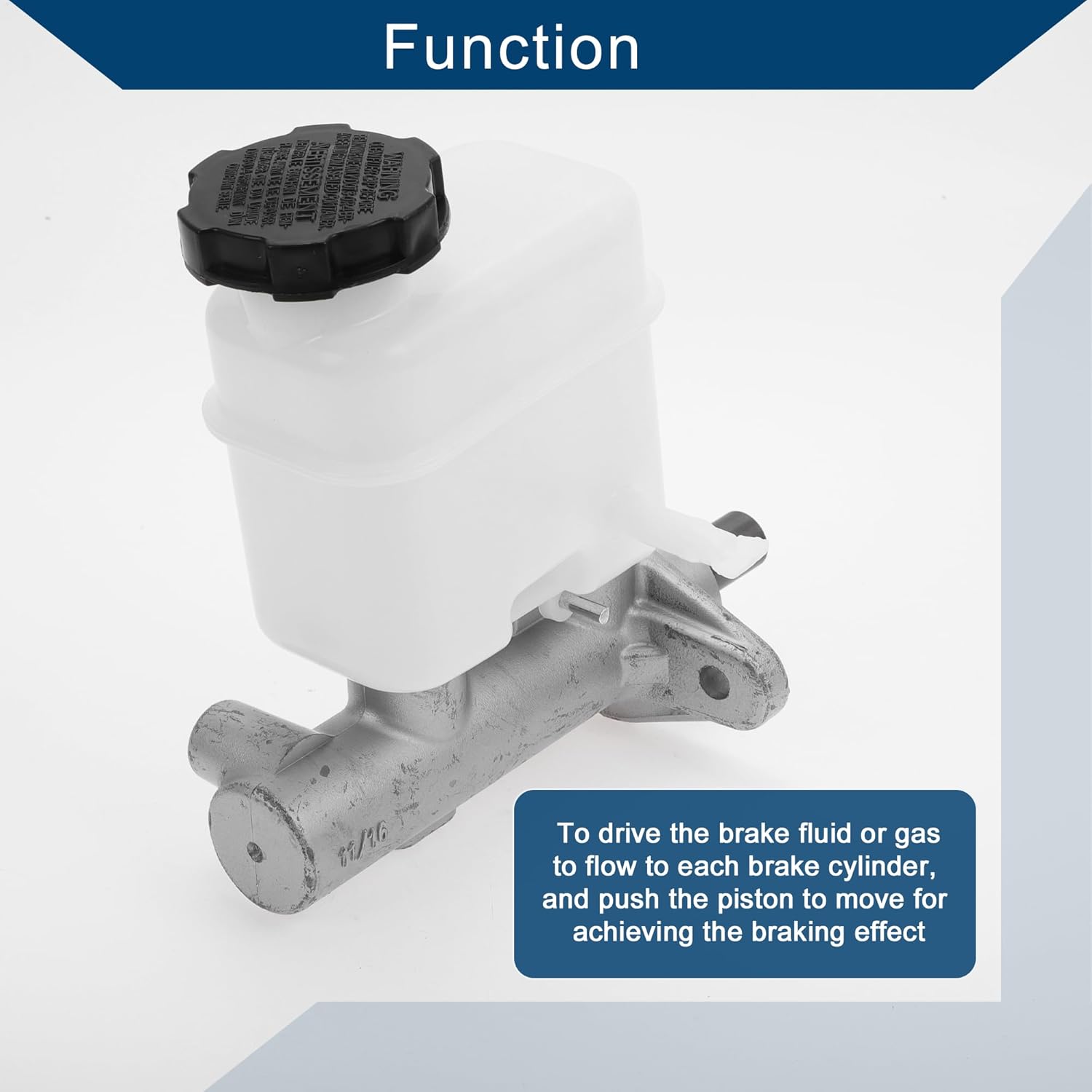 No.585102B300/M630672 Brake Master Cylinder with Reservoir for Hyundai Santa Fe 2006-2009 Hydraulic Master Cylinder Aluminum Alloy Plastic 1 Pc