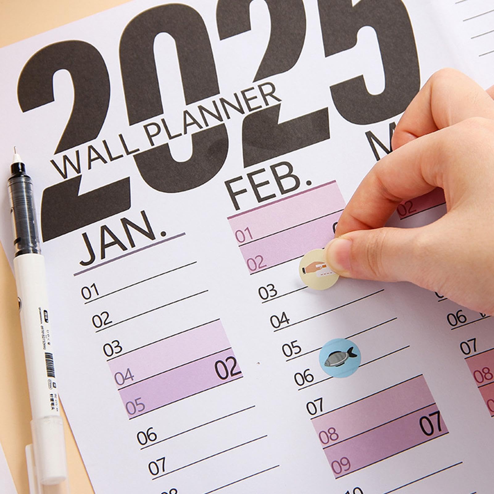 Calendario da parete annuale 2025, Calendario da parete 2025 12