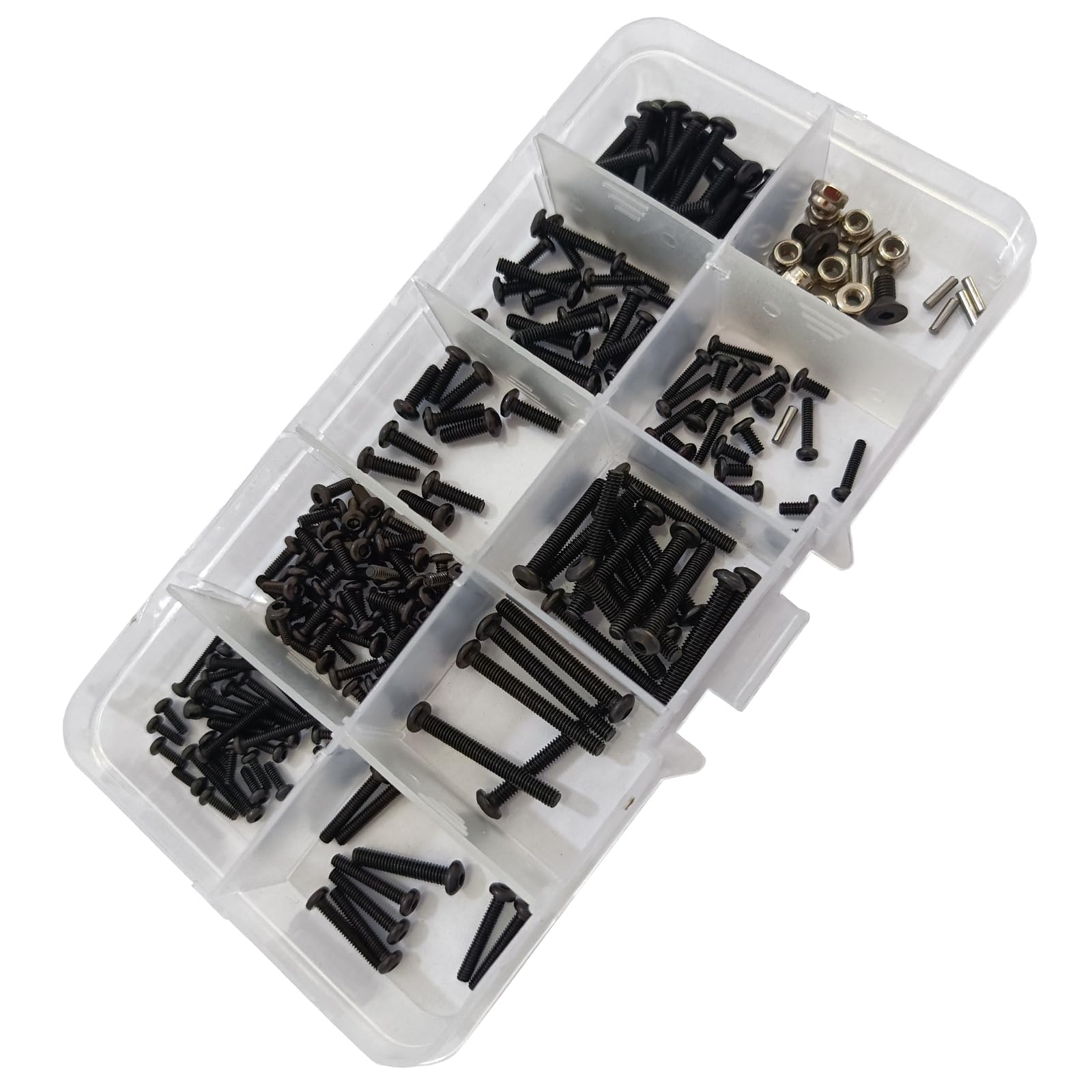 YijiaLink RC Screw Kit Repair Tool Box Hardware Fasteners Set Compatible with TRX-4M 1/18 RC Crawler Car Upgrade - Image 2
