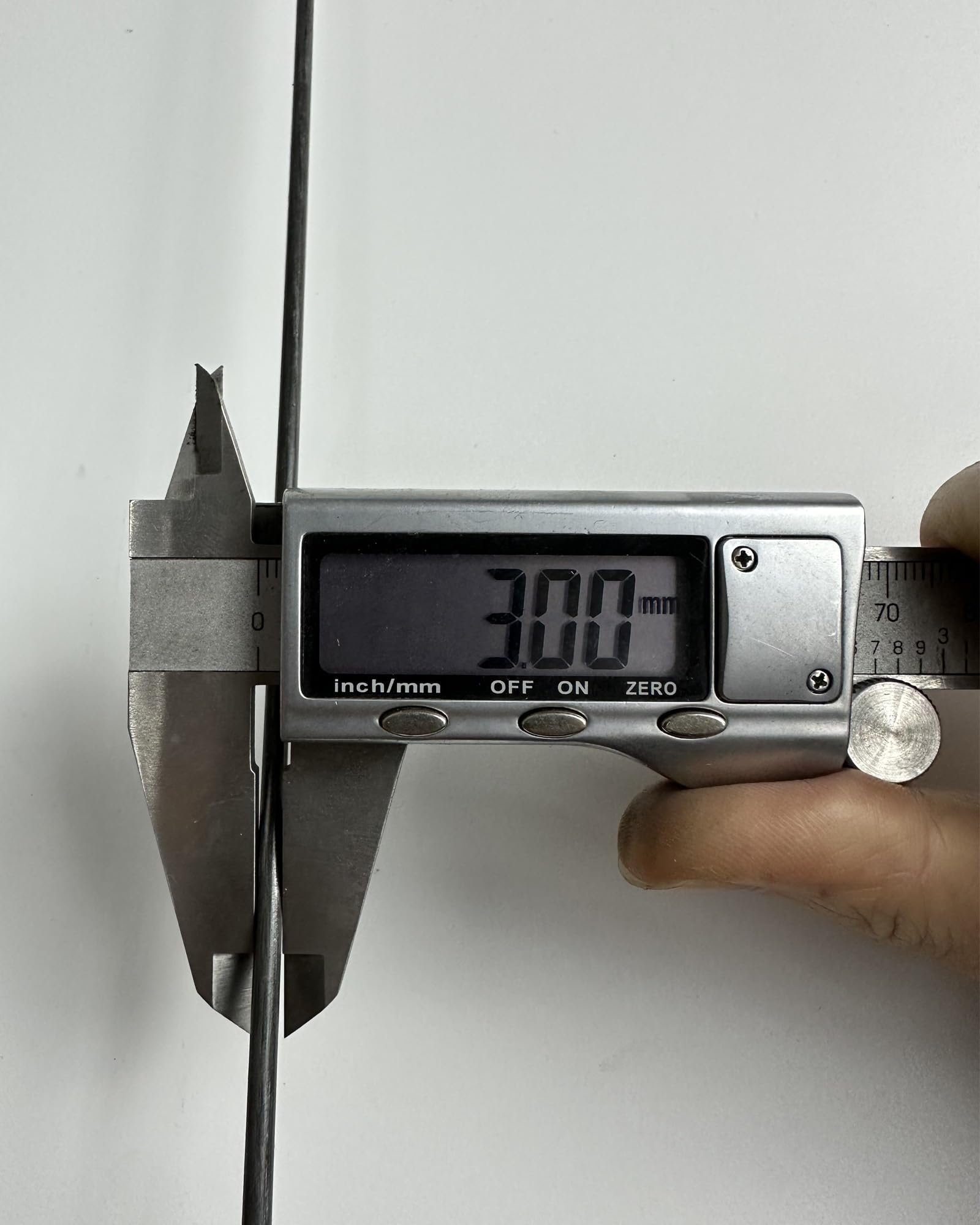 20 Stück 55CrSi-Federstahldraht, ölvergüteter hochelastischer gerader Stahlstab, schwarzer gehärteter Federdraht, 50 cm Länge, 1,2 mm–1,8 mm(3.0mm)