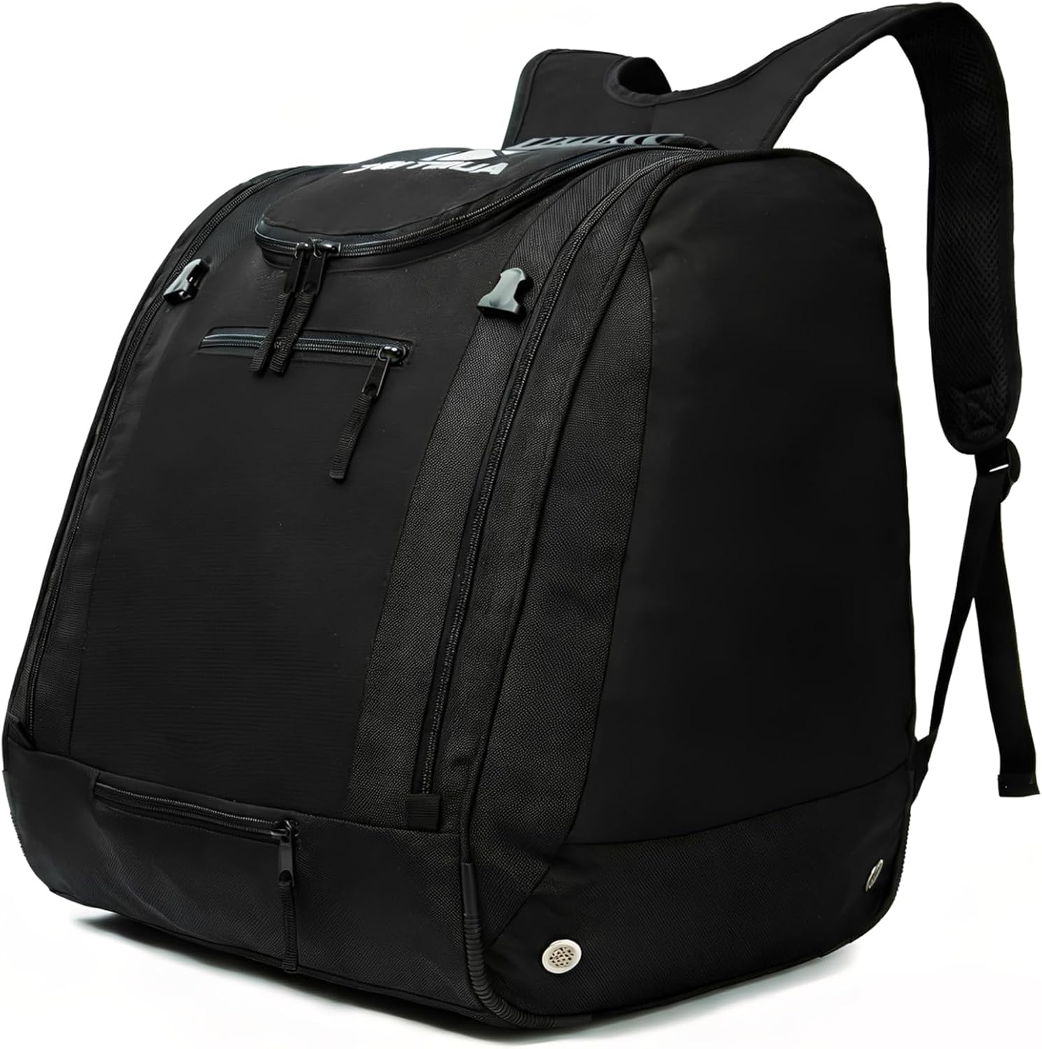 50L Boot Bag,Ski Boots(Size 14) and Snowboard Boots Bag,Waterproof Snowboarding Travel Luggage,Hidden mesh pockets for helmet,Excellent for Store all ski gears