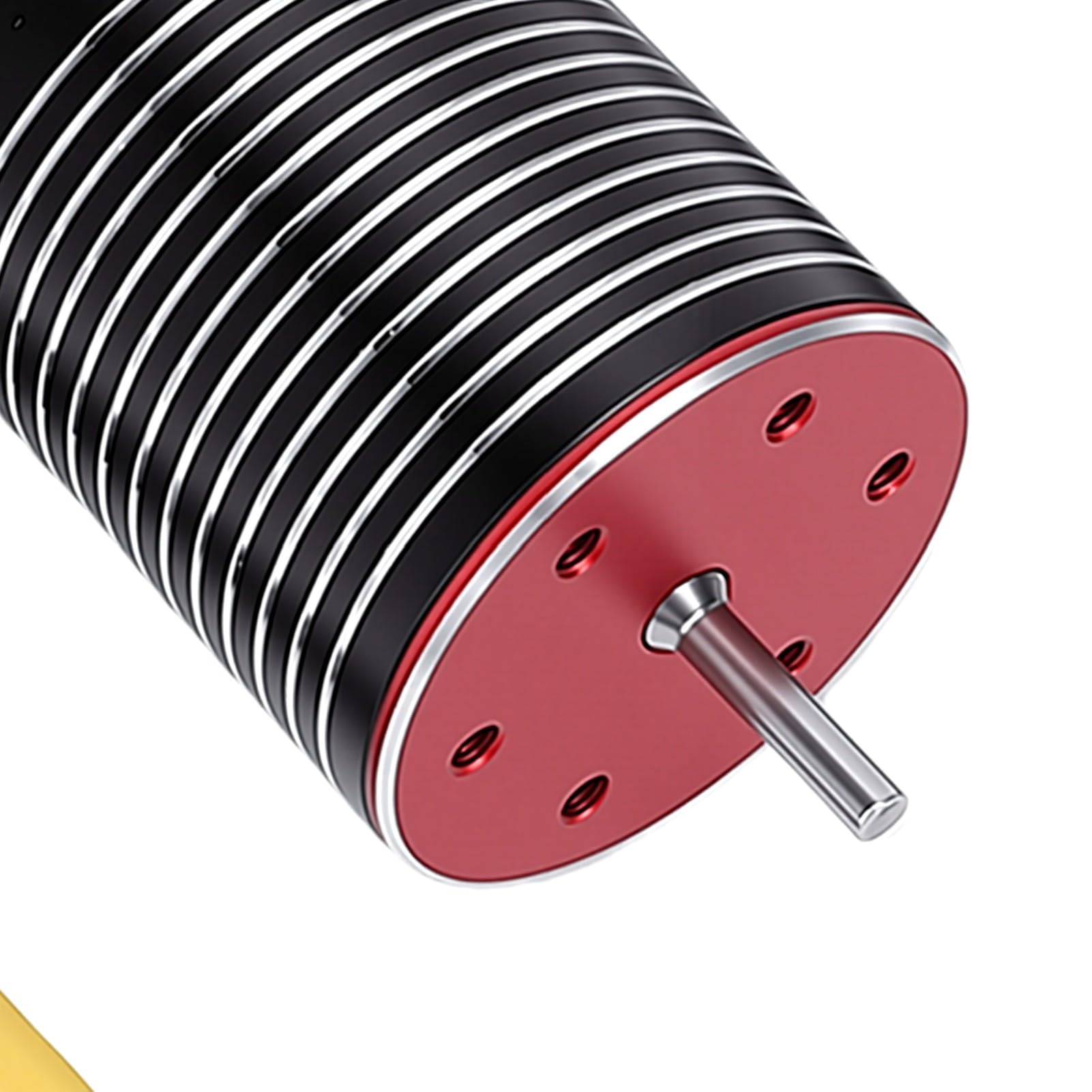 Keenso Bezszczotkowy Silnik i Zestaw ESC, Bezszczotkowy Silnik 6300KV RC z 75A ESC, Aluminiowy Radiator CNC 6061, Wodoodporny System dla 1 10 Kierowców Samochodów RC i łodzi